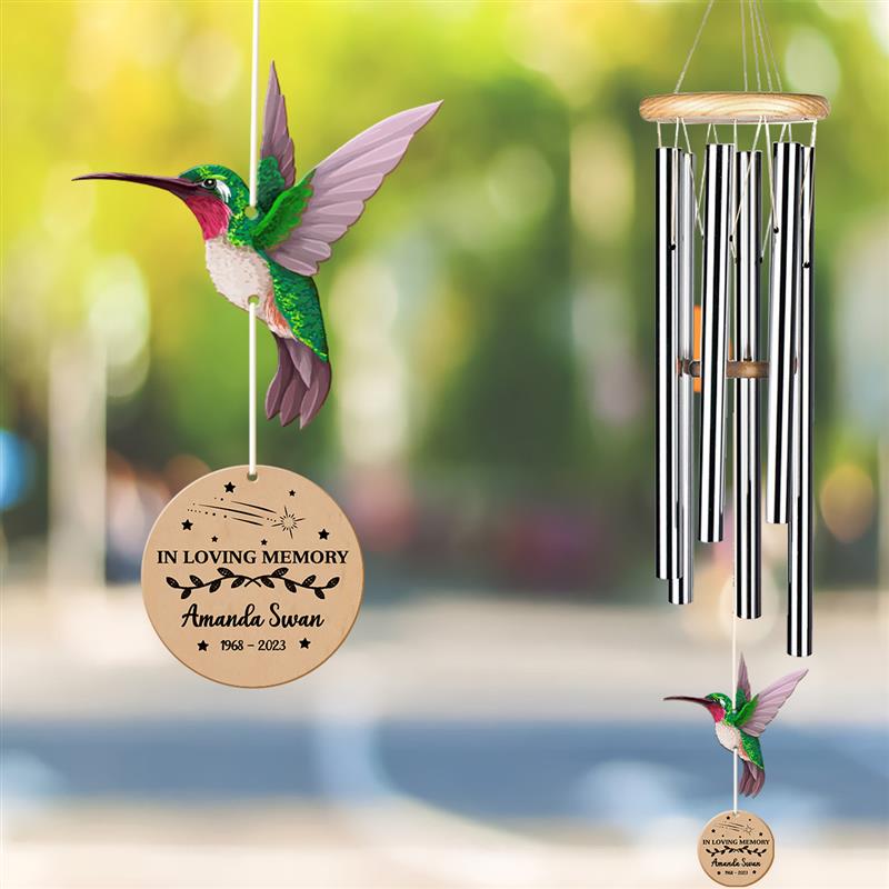 Custom Hummingbirds Wind Chime