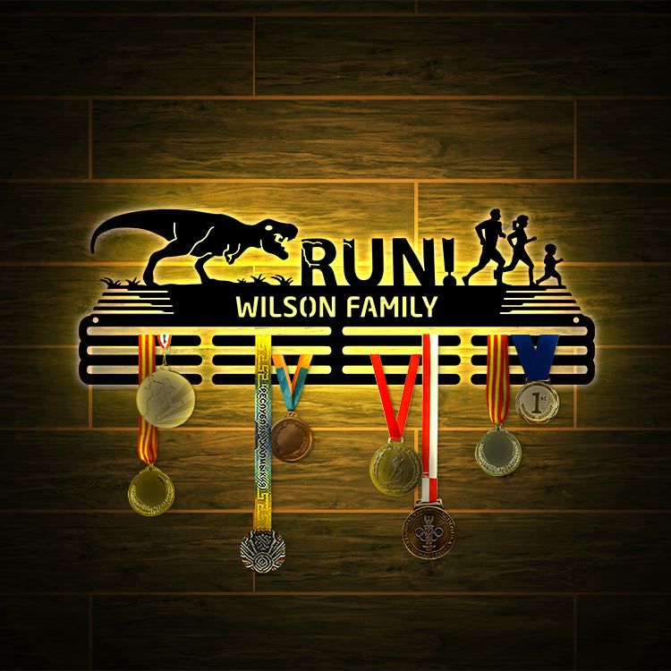 Personalized Medal Holder | Running Medal Hanger