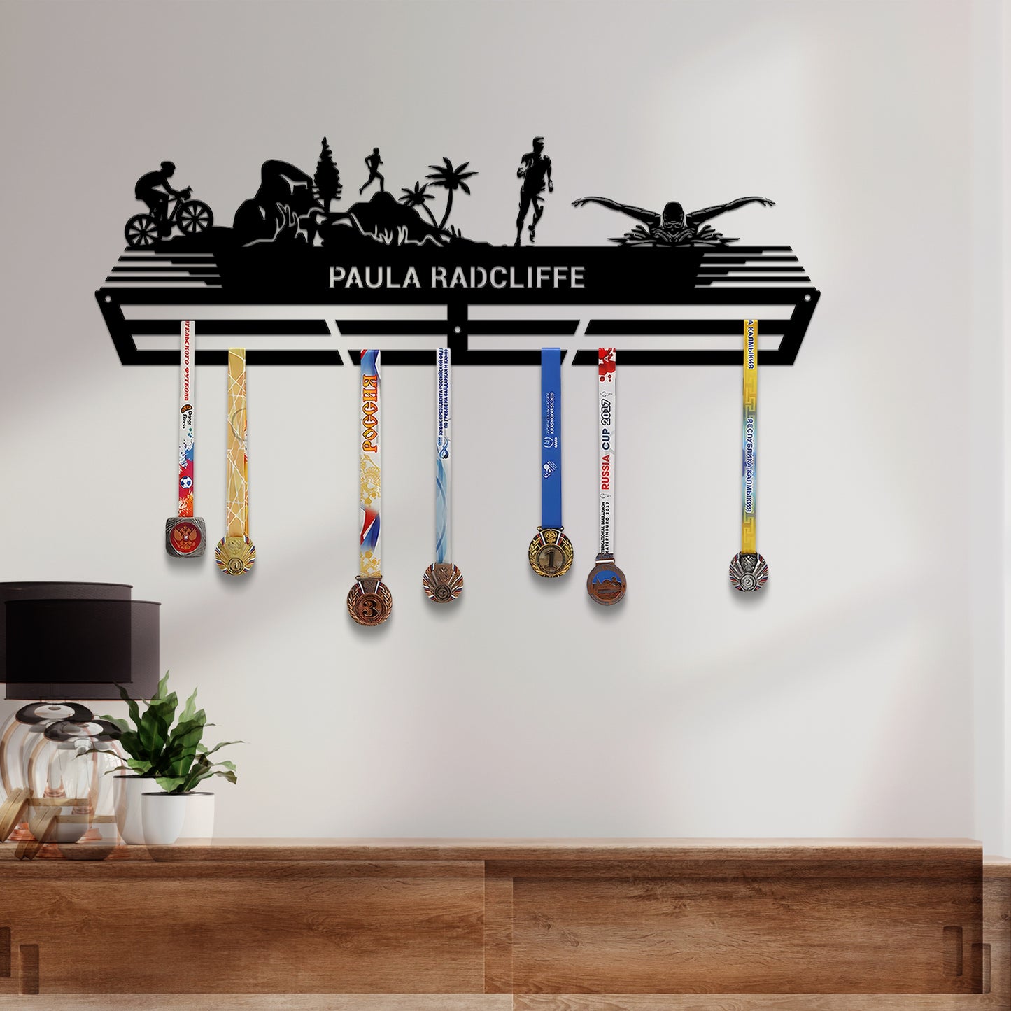 Custom Medal Holder | Triathlon Medal Hanger