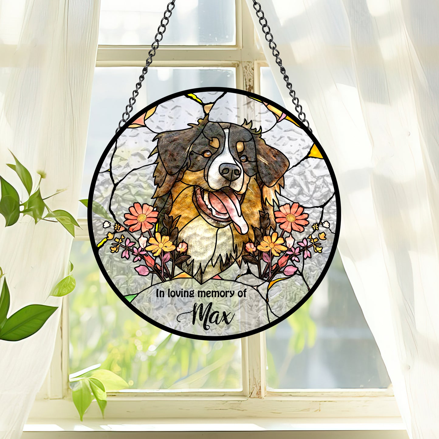 Personalized Stained Glass Suncatcher