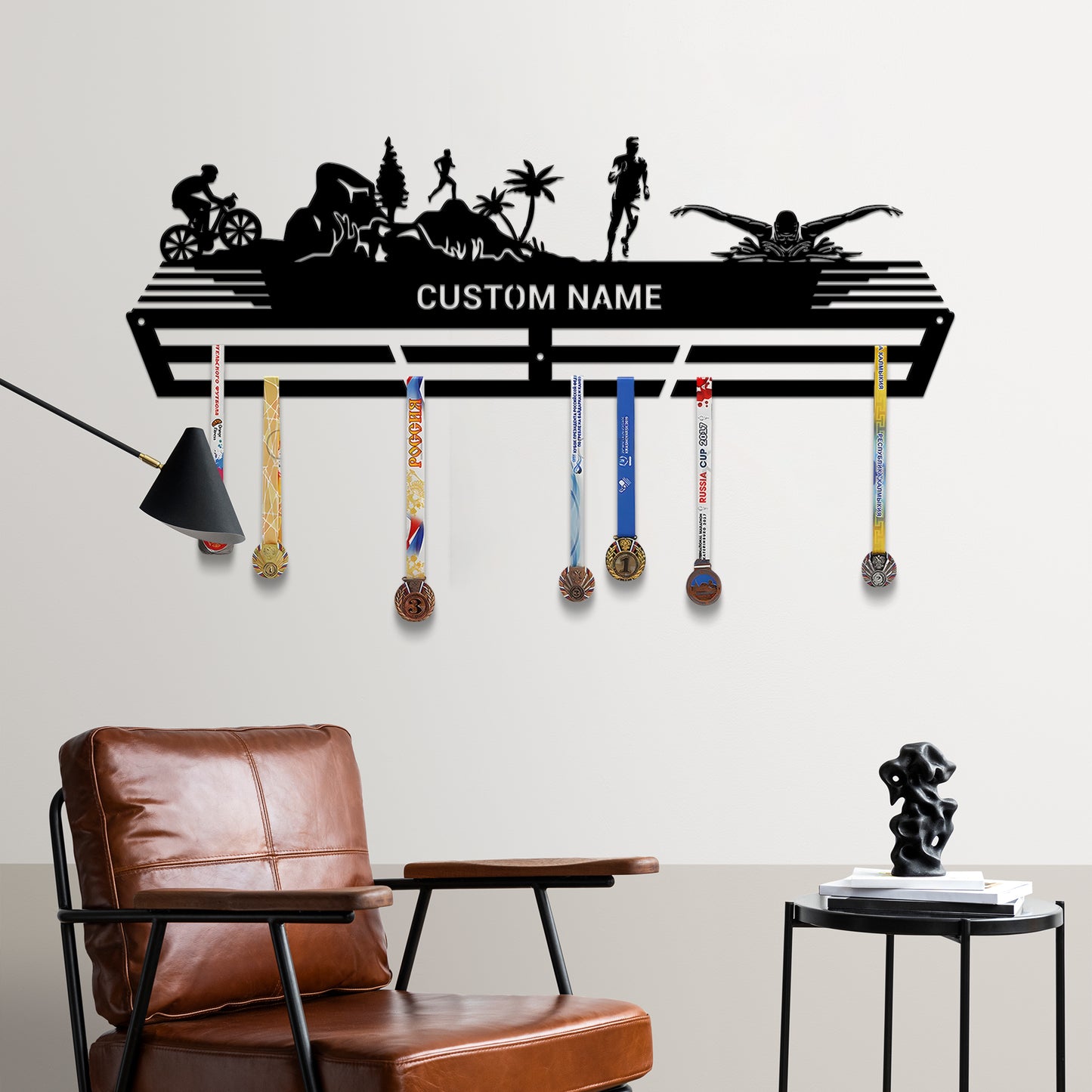 Custom Medal Holder | Triathlon Medal Hanger