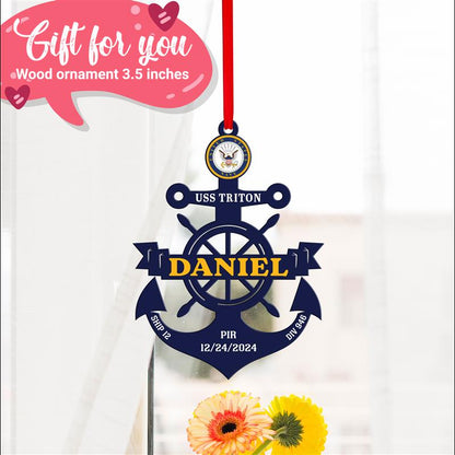 Custom Navy Anchor Wood Sign