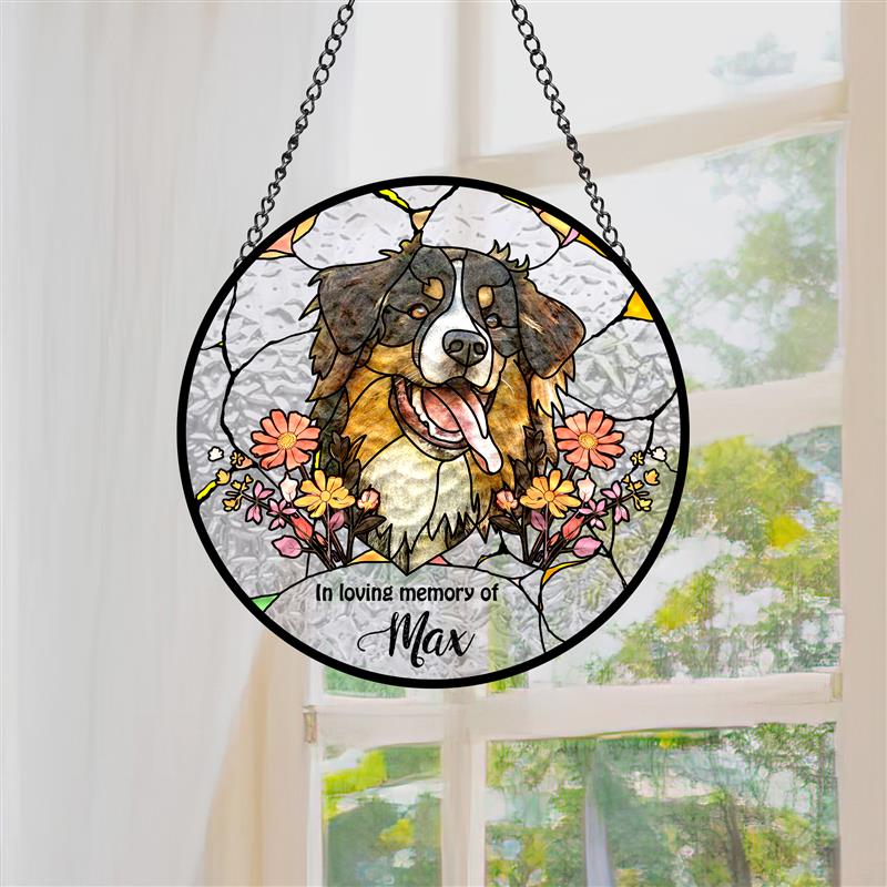 Personalized Stained Glass Suncatcher