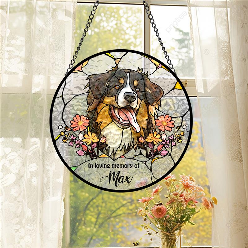 Personalized Stained Glass Suncatcher