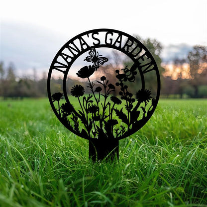 Custom Garden Metal Sign