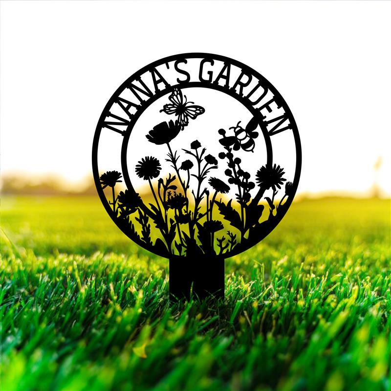 Custom Garden Metal Sign