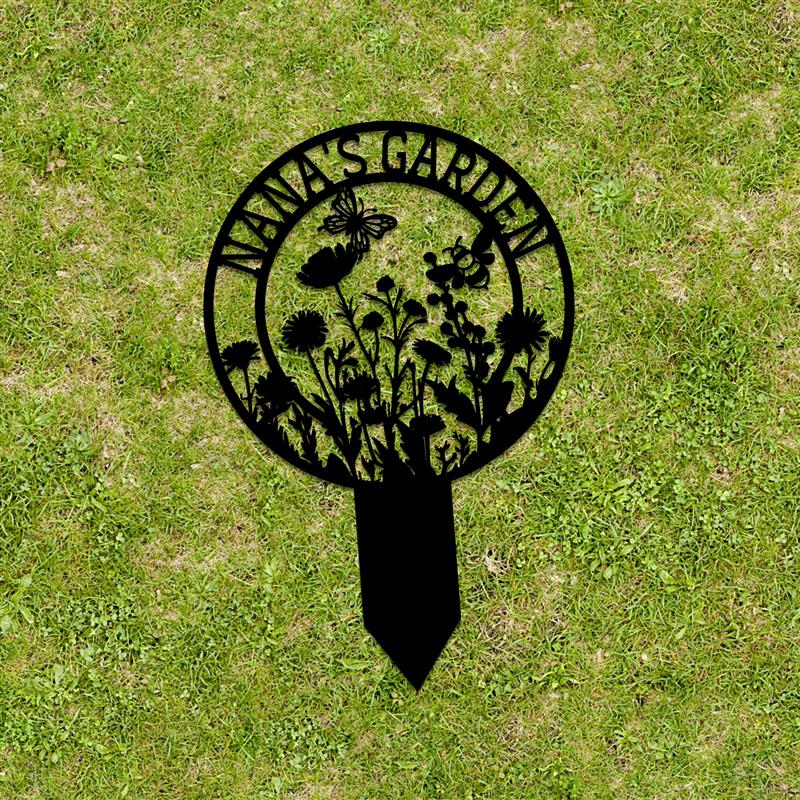 Custom Garden Metal Sign