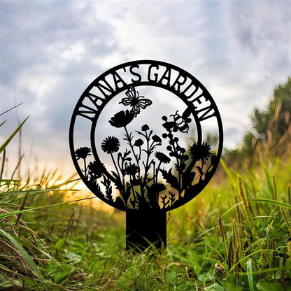 Custom Garden Metal Sign