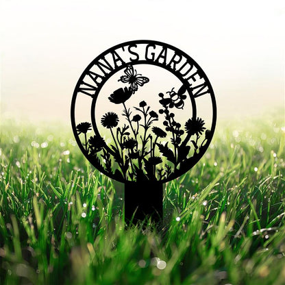 Custom Garden Metal Sign