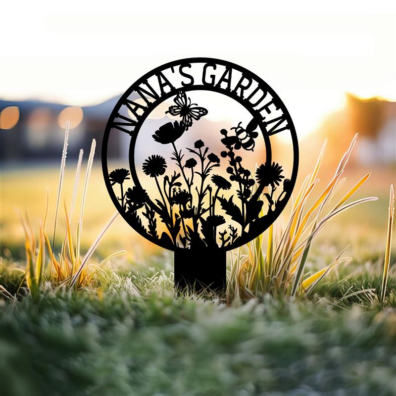 Custom Garden Metal Sign