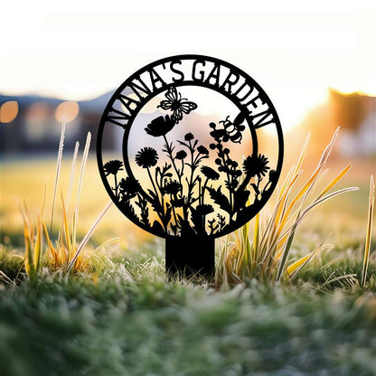 Custom Garden Metal Sign