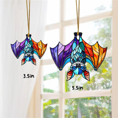 Bat Colorful Acrylic Ornament Suncatcher