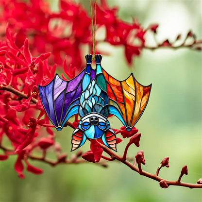 Bat Colorful Acrylic Ornament Suncatcher