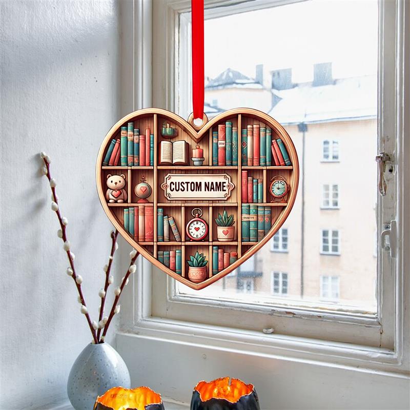 Custom Bookshelf Ornament