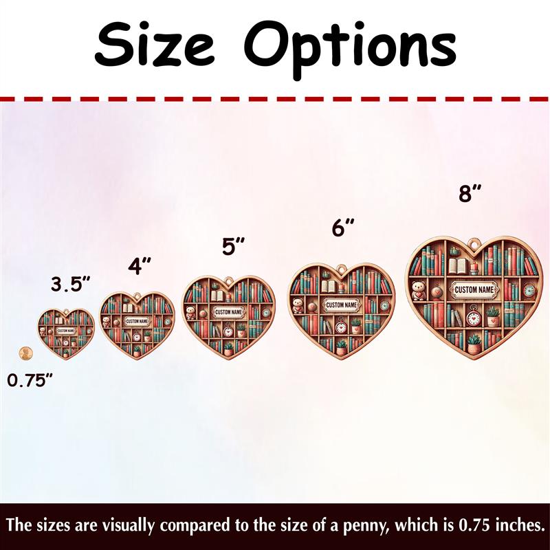 Custom Bookshelf Ornament