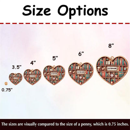 Custom Bookshelf Ornament