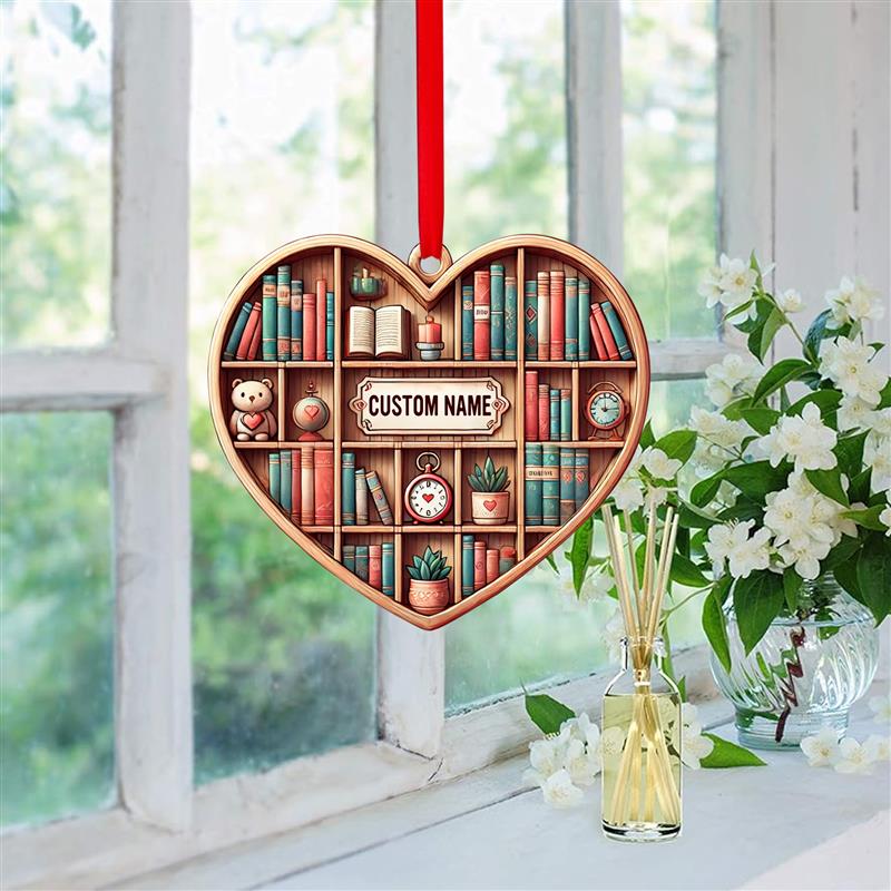 Custom Bookshelf Ornament