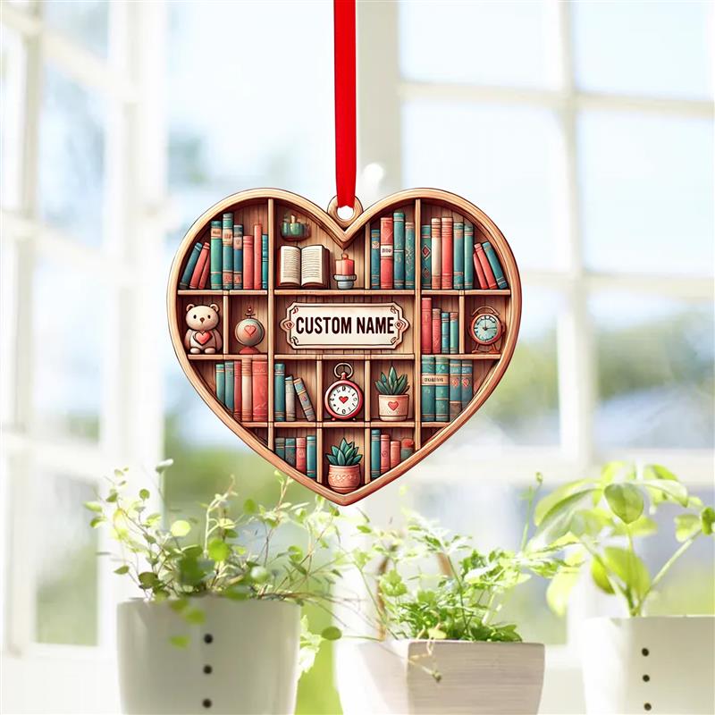 Custom Bookshelf Ornament