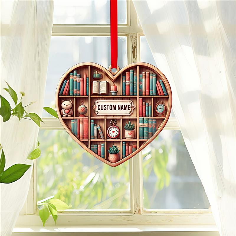 Custom Bookshelf Ornament