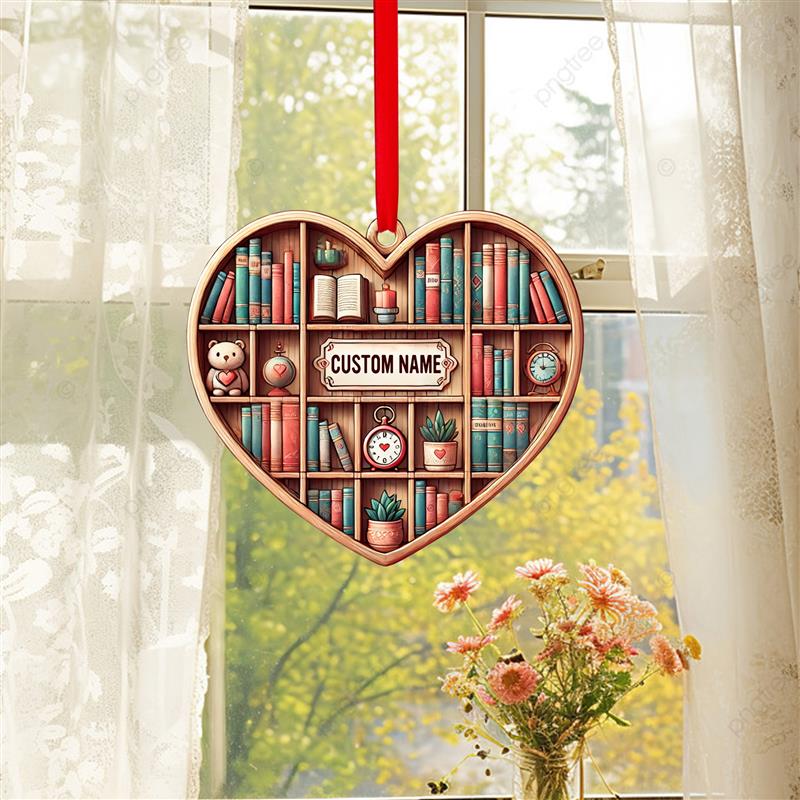 Custom Bookshelf Ornament